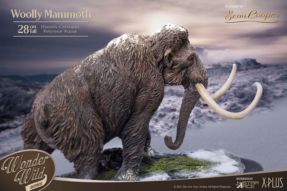 Historic Creatures The Wonder Wild Series Statue The Woolly Mammoth 28 cm