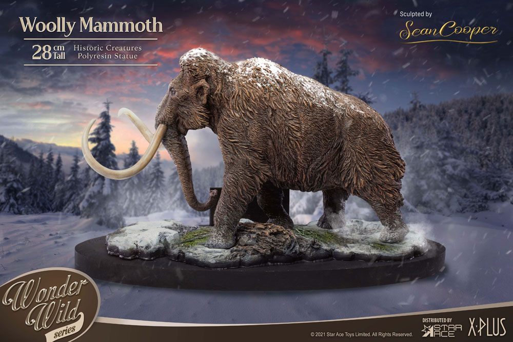 Historic Creatures The Wonder Wild Series Statue The Woolly Mammoth 28 cm