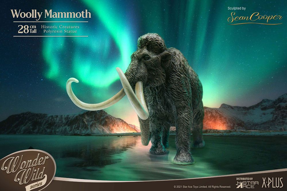 Historic Creatures The Wonder Wild Series Statue The Woolly Mammoth 28 cm