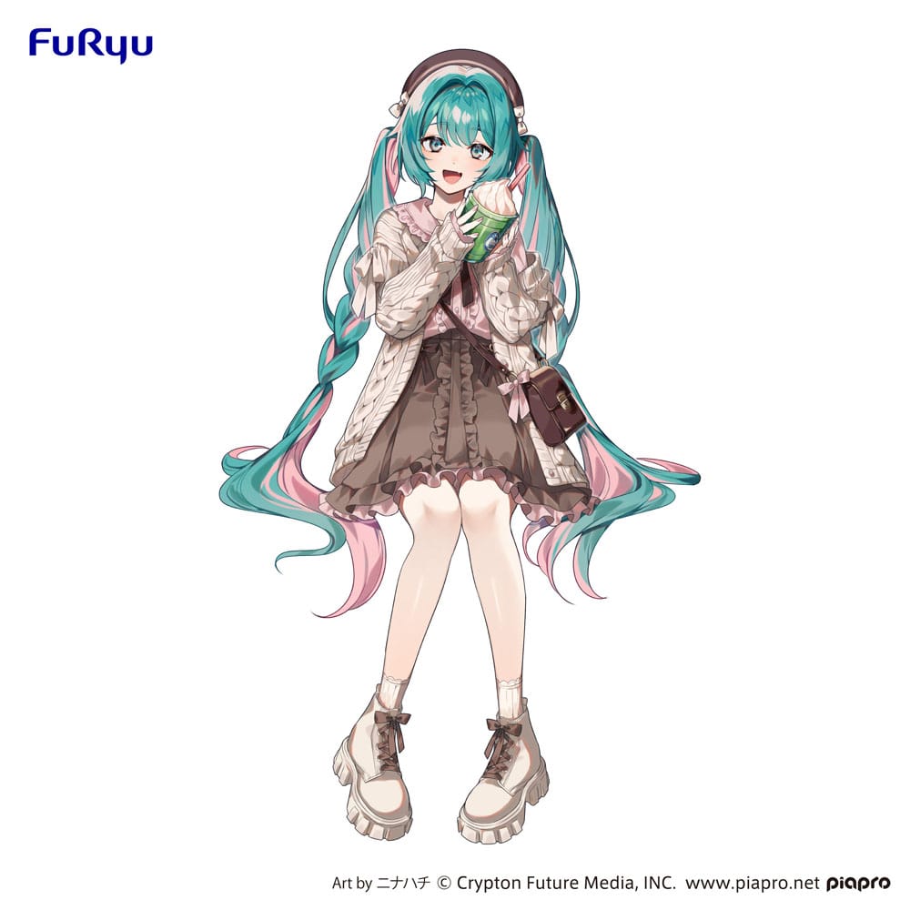 Hatsune Miku Noodle Stopper PVC Statue Autumn Date 16 cm