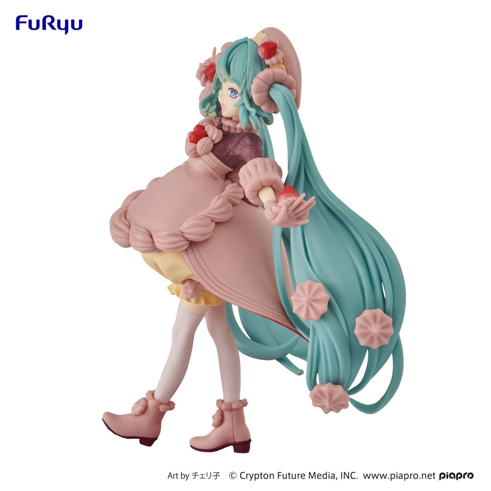 Hatsune Miku SweetSweets Series PVC Statue Strawberry Chocolate Short 17 cm