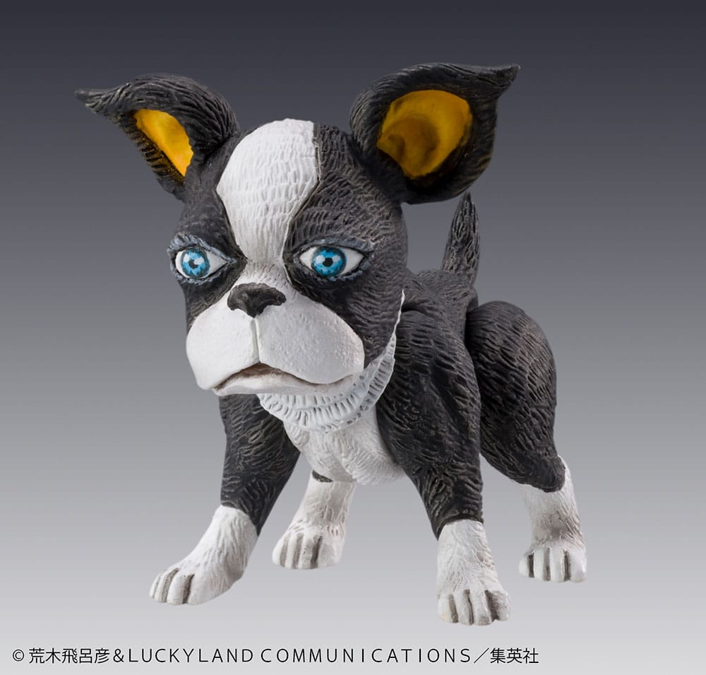 JoJo&#39;s Bizarre Adventure Super Action Action Figure Chozokado (Joseph Joestar &amp; Iggy) (3rd-run) 15 cm