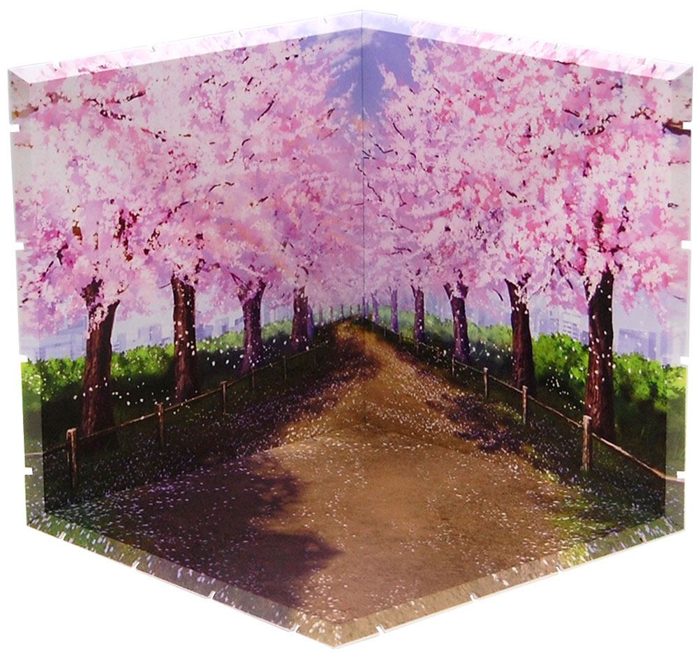 Dioramansion 200 Decorative Parts for Nendoroid and Figma Figures Cherry Blossom Road