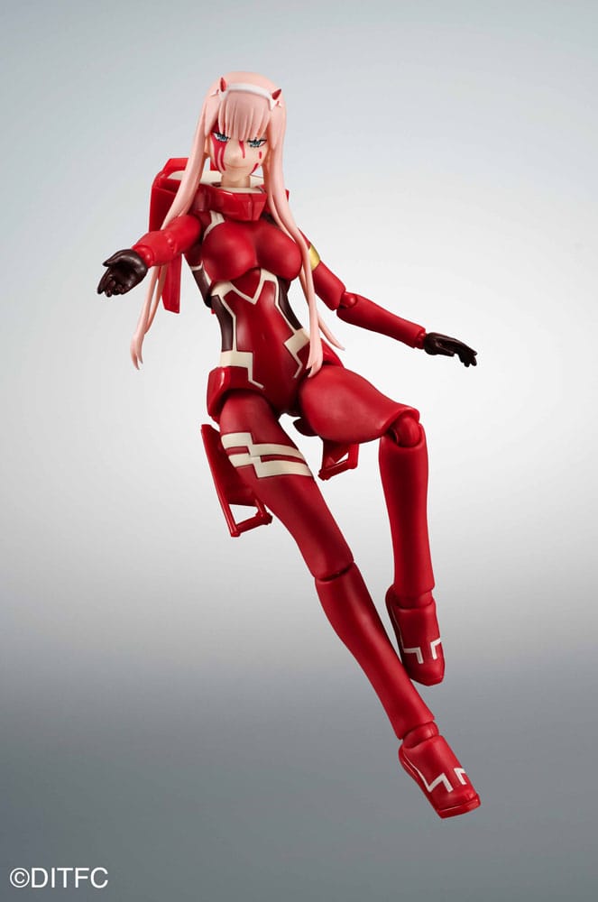 Darling in the Franxx S.H. Figuarts x The Robot Spirits Action Figure Zero Two &amp; Strelizia 5th Anniversary Set 16 cm