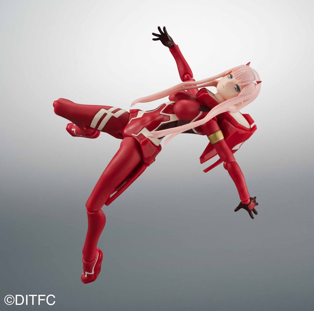 Darling in the Franxx S.H. Figuarts x The Robot Spirits Action Figure Zero Two &amp; Strelizia 5th Anniversary Set 16 cm
