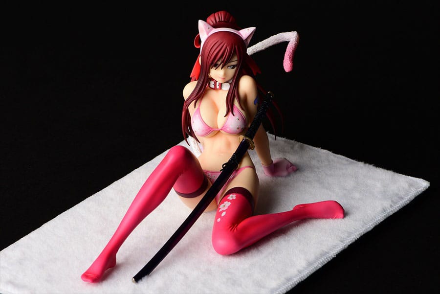 Fairy Tail Statue 1/6 Erza Scarlet - Cherry Blossom CAT Gravure_Style 13 cm