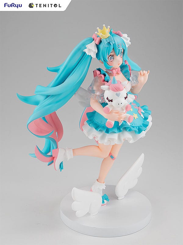 Hatsune Miku Tenitol PVC Statue Yumekawa Princess 21 cm