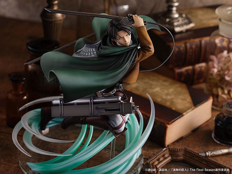 Attack on Titan  PVC Statue 1/6 Humanity's Strongest Soldier Levi 23 cm