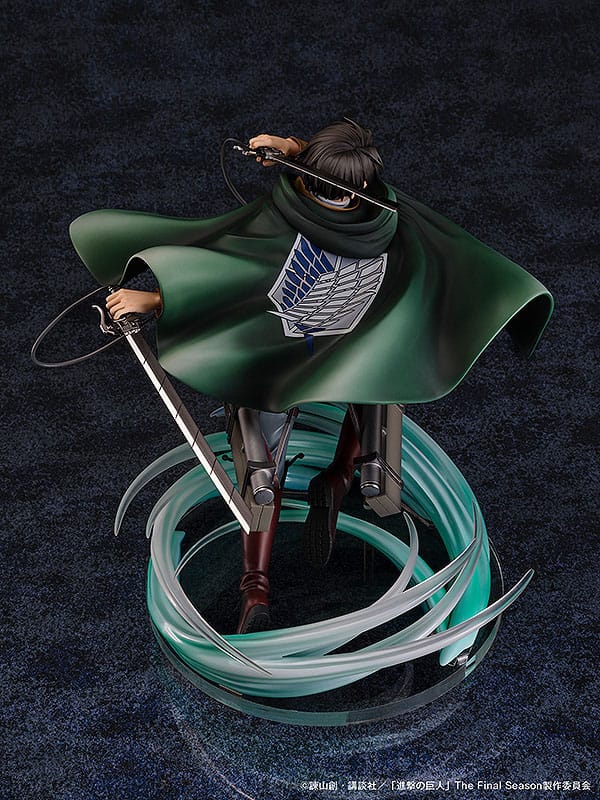 Attack on Titan  PVC Statue 1/6 Humanity&#39;s Strongest Soldier Levi 23 cm
