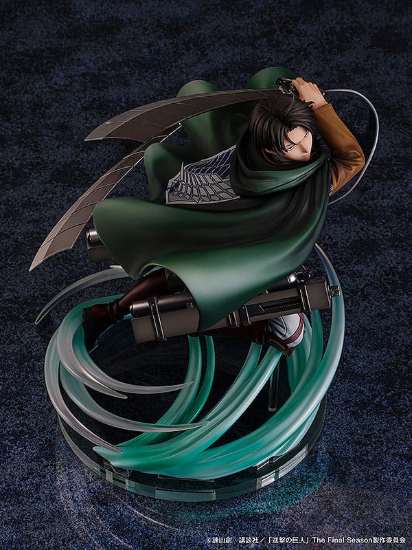 Attack on Titan  PVC Statue 1/6 Humanity&#39;s Strongest Soldier Levi 23 cm