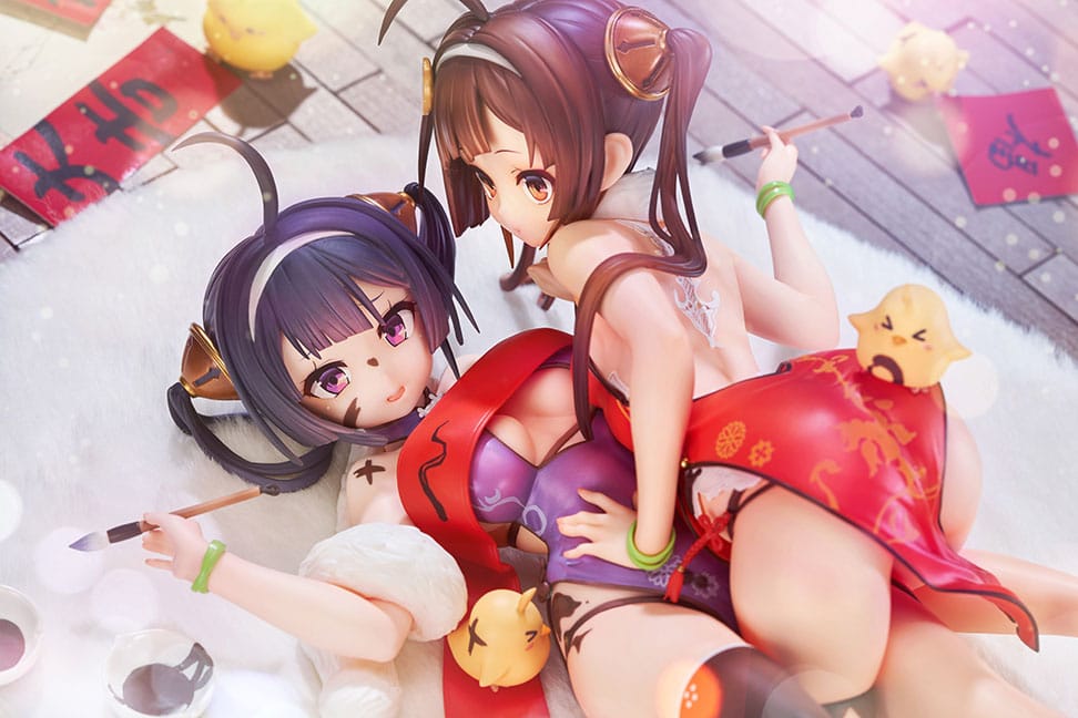 Azur Lane PVC Statue 1/7 Ping Hai &amp; Ning Hai 12 cm