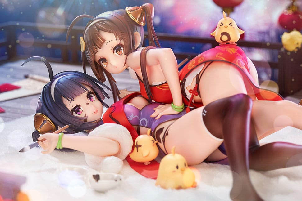 Azur Lane PVC Statue 1/7 Ping Hai &amp; Ning Hai 12 cm