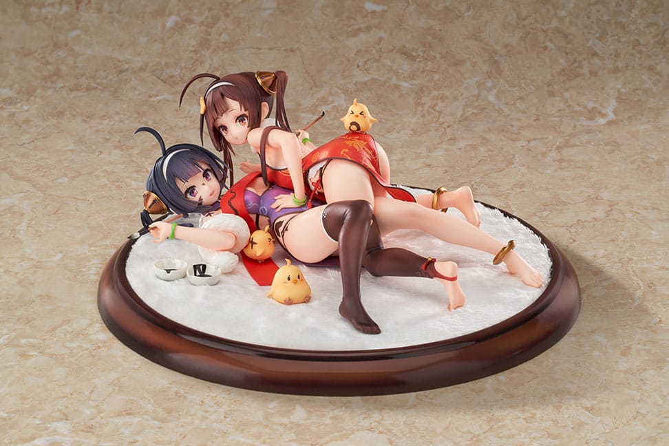 Azur Lane PVC Statue 1/7 Ping Hai &amp; Ning Hai 12 cm