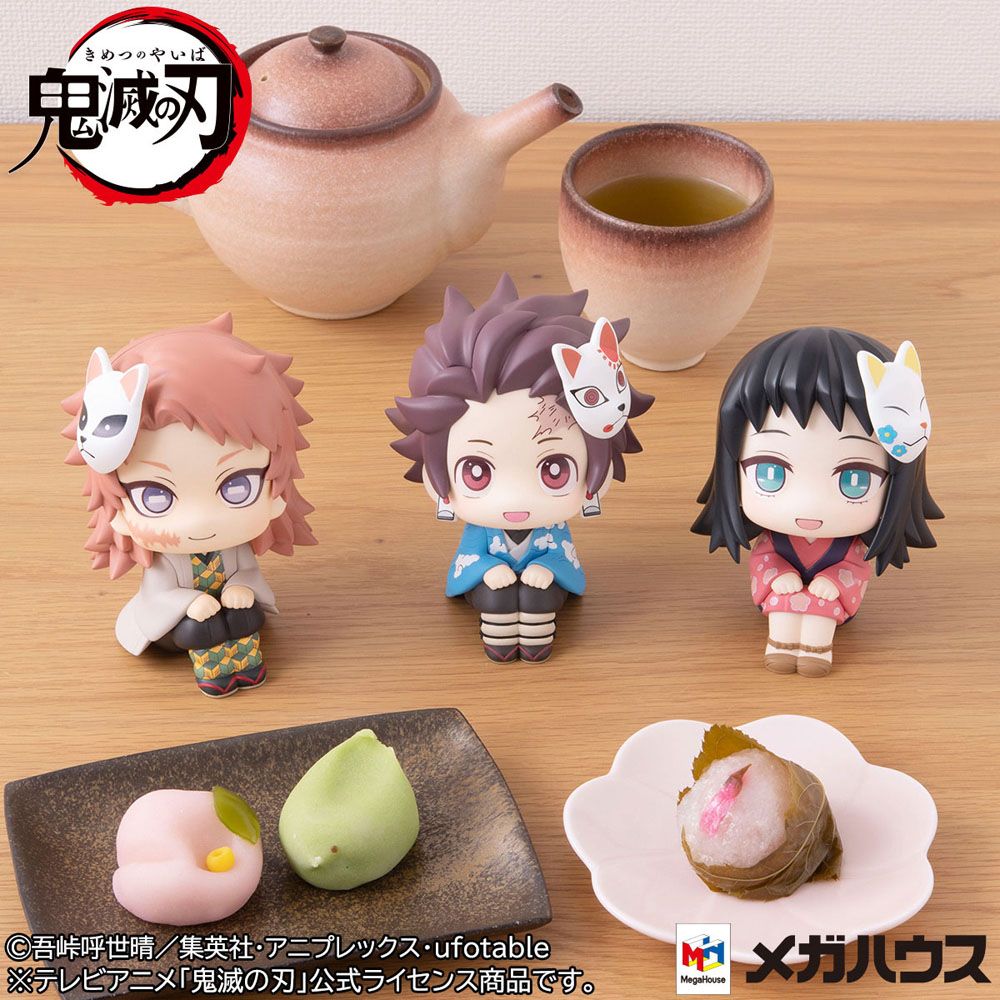 Demon Slayer Kimetsu no Yaiba Look Up PVC Statues Sabito &amp; Makomo LTD Ver. 11 cm