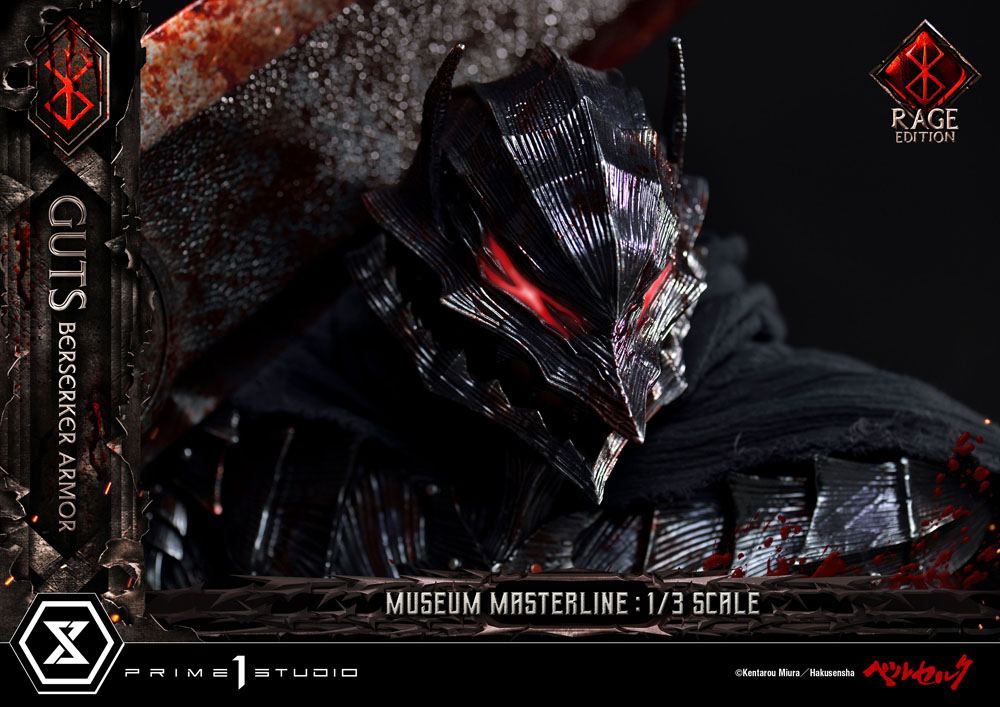 Berserk Museum Masterline Statue 1/3 Guts Berserker Armor Rage Edition 121 cm