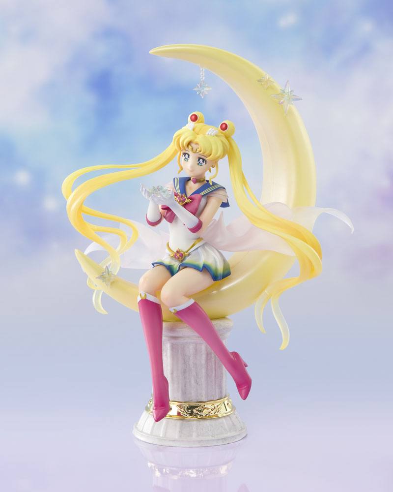 Sailor Moon Eternal FiguartsZERO Chouette PVC Statue Super Sailor Moon Bright Moon 19 cm