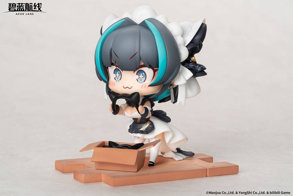 Azur Lane PVC Statue Deformed JUUs Time HMS Cheshire 8 cm