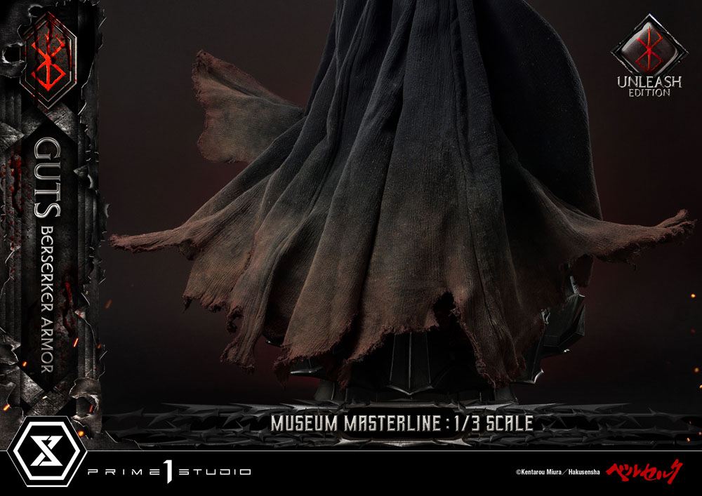 Berserk Museum Masterline Statue 1/3 Guts Berserker Armor Unleash Edition 121 cm