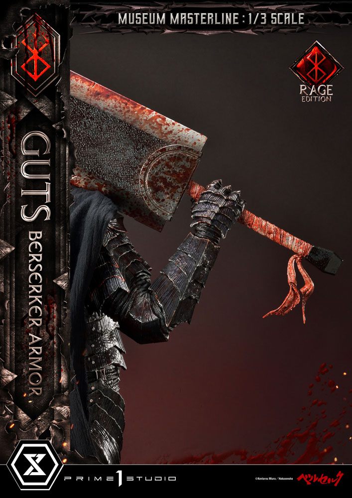 Berserk Museum Masterline Statue 1/3 Guts Berserker Armor Rage Edition 121 cm