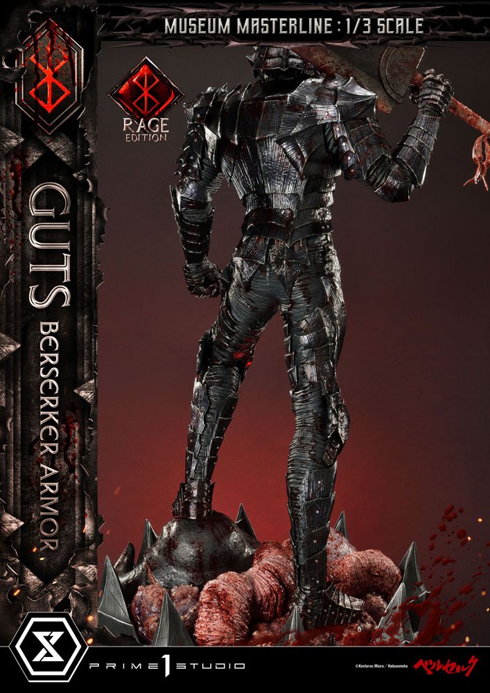 Berserk Museum Masterline Statue 1/3 Guts Berserker Armor Rage Edition 121 cm