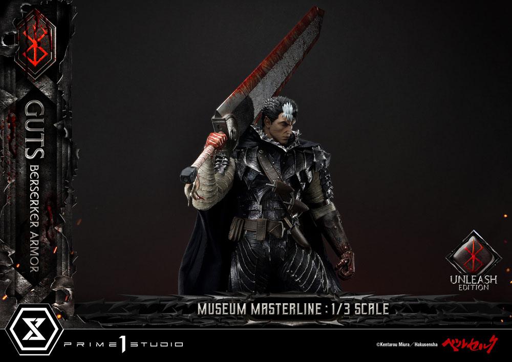 Berserk Museum Masterline Statue 1/3 Guts Berserker Armor Unleash Edition 121 cm