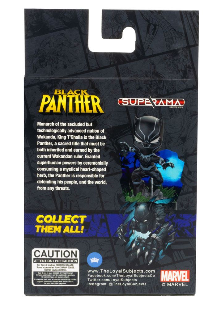 Marvel Superama Mini Diorama Black Panther 10 cm