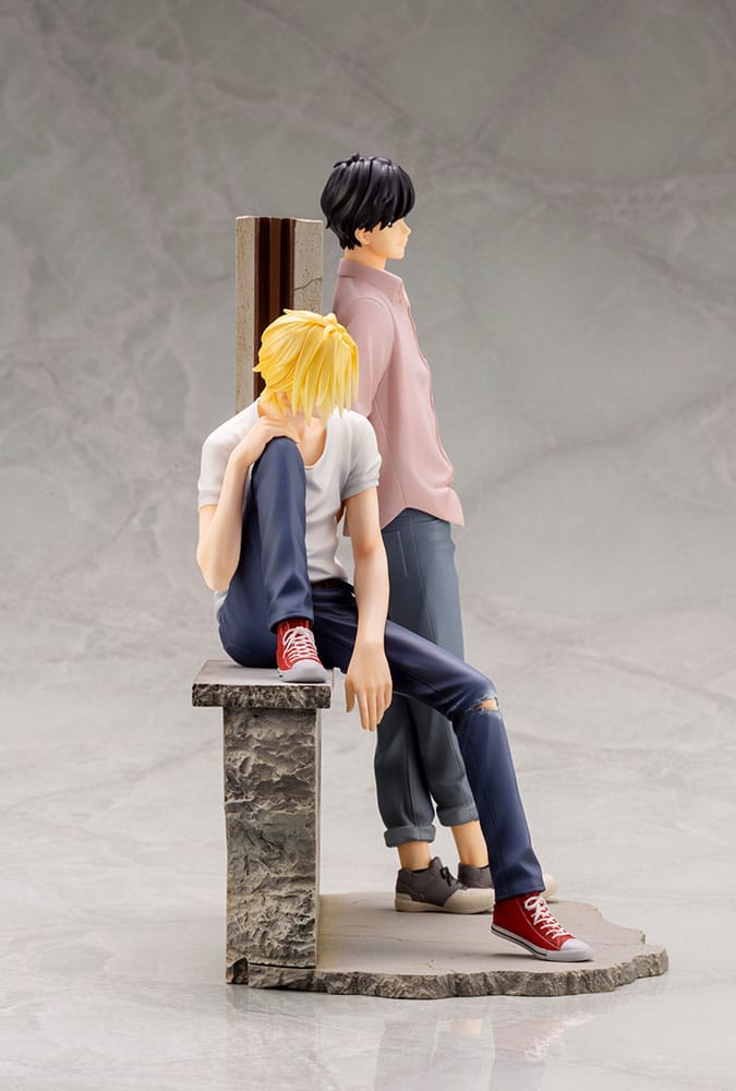 Banana Fish PVC ARTFXJ Statue 1/8 Ash &amp; Eiji 25 cm