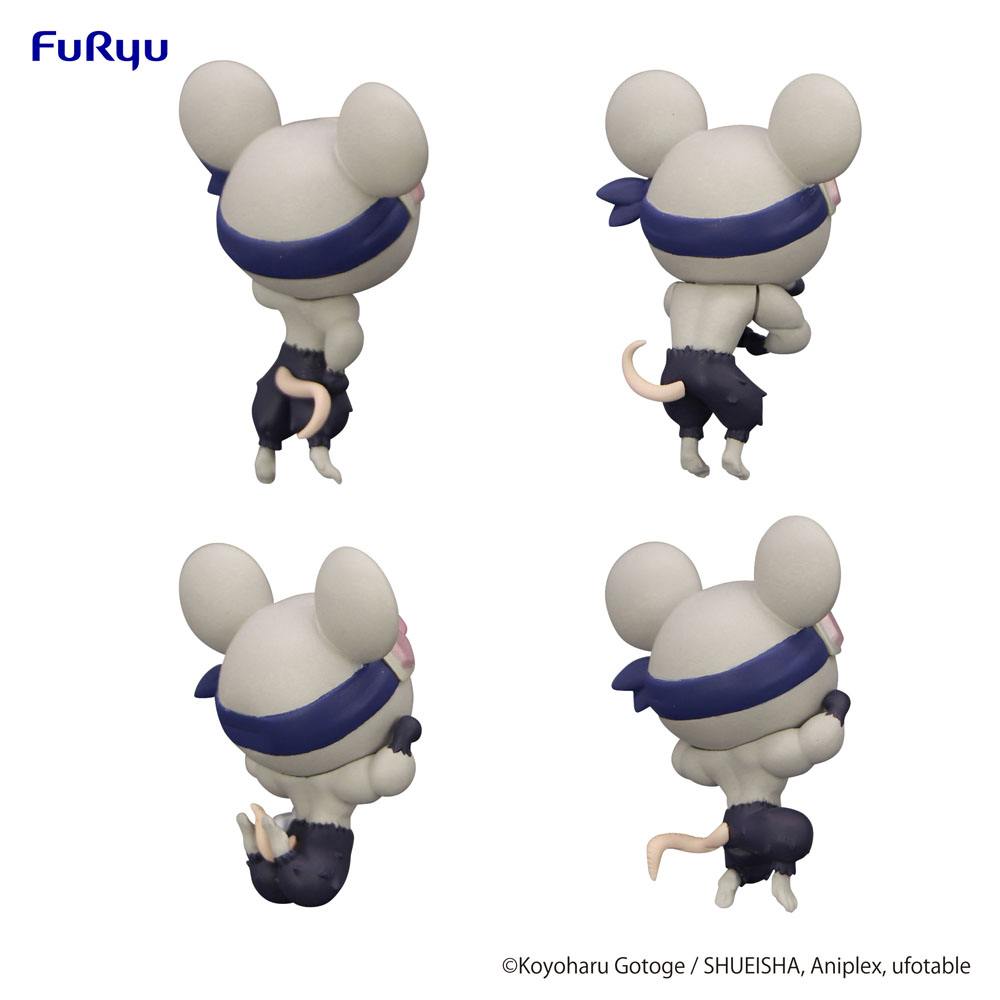 Demon Slayer: Kimetsu no Yaiba Chokotto Hikkake PVC Statues Petit Muki Muki Mouse 4 cm