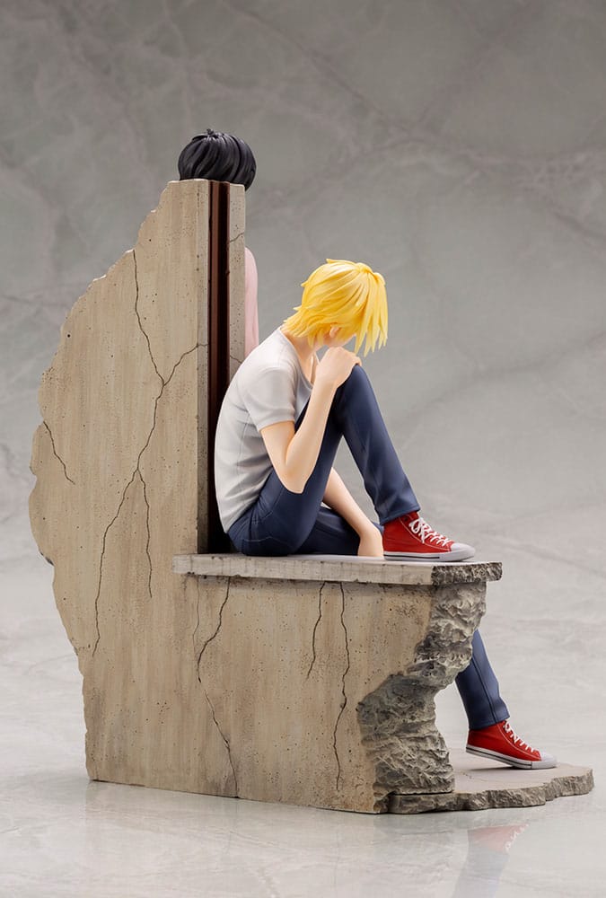 Banana Fish PVC ARTFXJ Statue 1/8 Ash &amp; Eiji 25 cm