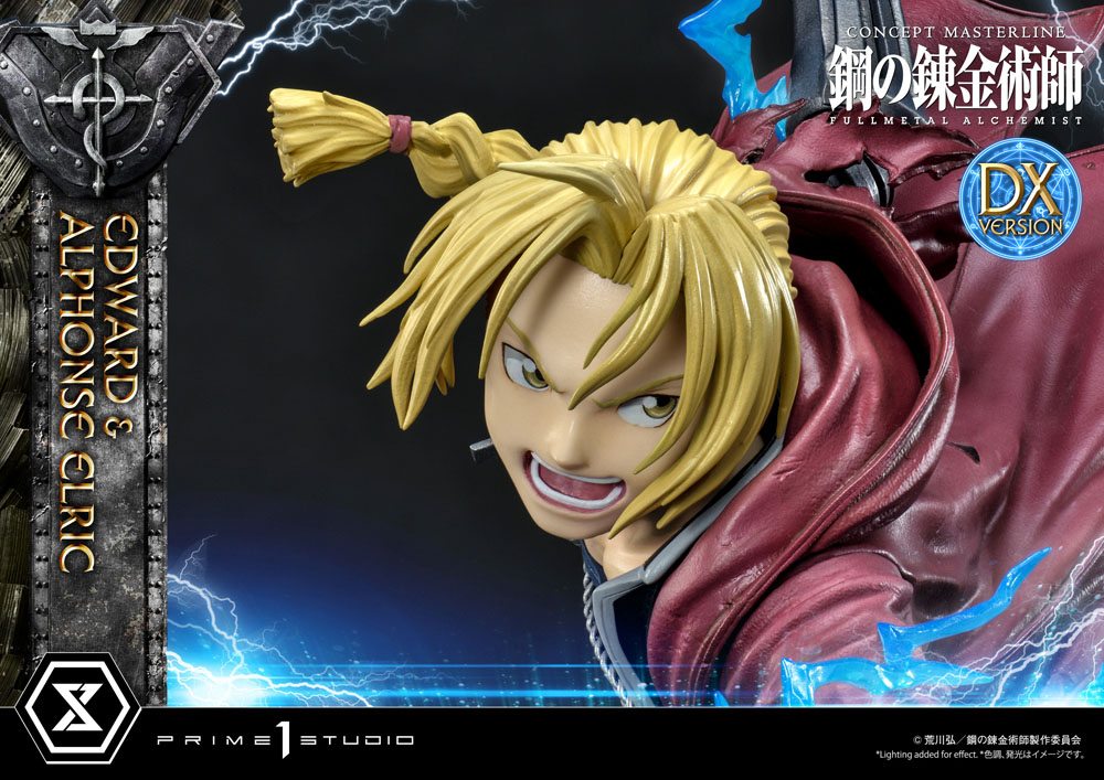 Fullmetal Alchemist Statue 1/6 Edward &amp; Alphonse Elric Deluxe Version 56 cm