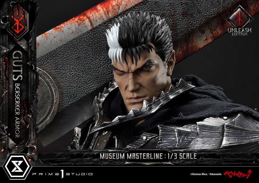 Berserk Museum Masterline Statue 1/3 Guts Berserker Armor Unleash Edition 121 cm