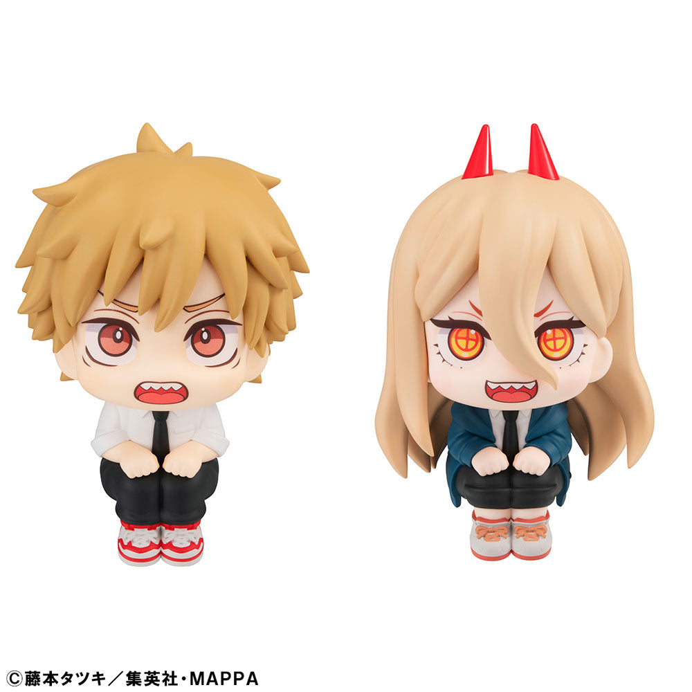 Chainsaw Man Look Up PVC Statues Denji &amp; Power Limited Ver. 11 cm