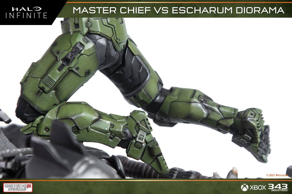 Halo: Infinite Diorama 1/8 Master Chief vs. Escharum 31 cm