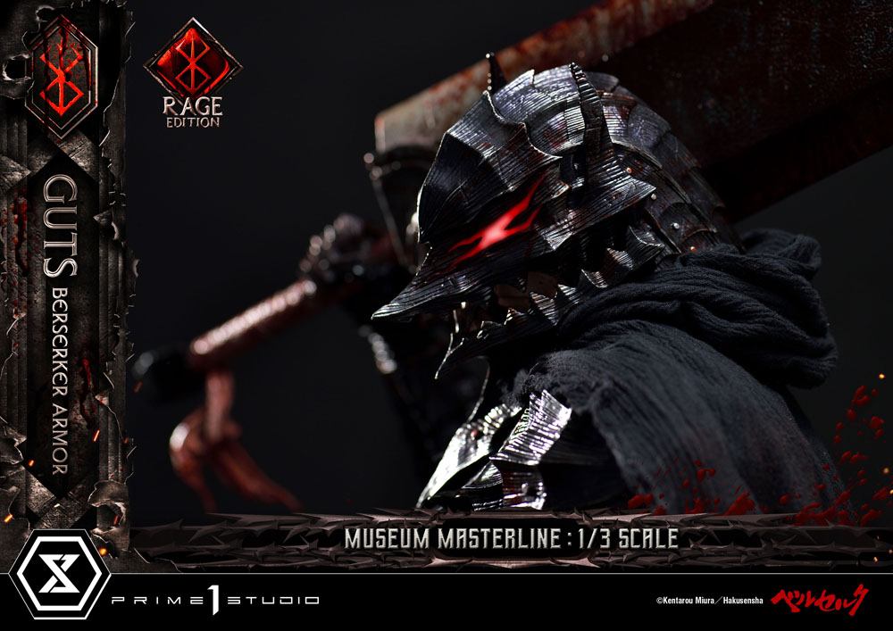 Berserk Museum Masterline Statue 1/3 Guts Berserker Armor Rage Edition 121 cm