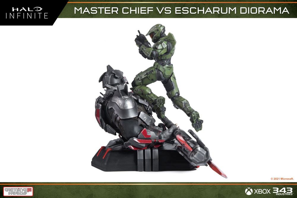 Halo: Infinite Diorama 1/8 Master Chief vs. Escharum 31 cm