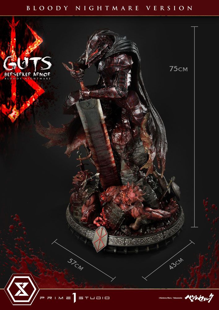 Berserk Statue 1/4 Guts Berserker Bloody Nightmare Version 95 cm