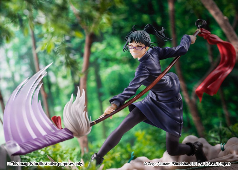 Jujutsu Kaisen SHIBUYA SCRAMBLE FIGURE PVC Statue 1/7 Maki Zen&#39;in 23 cm