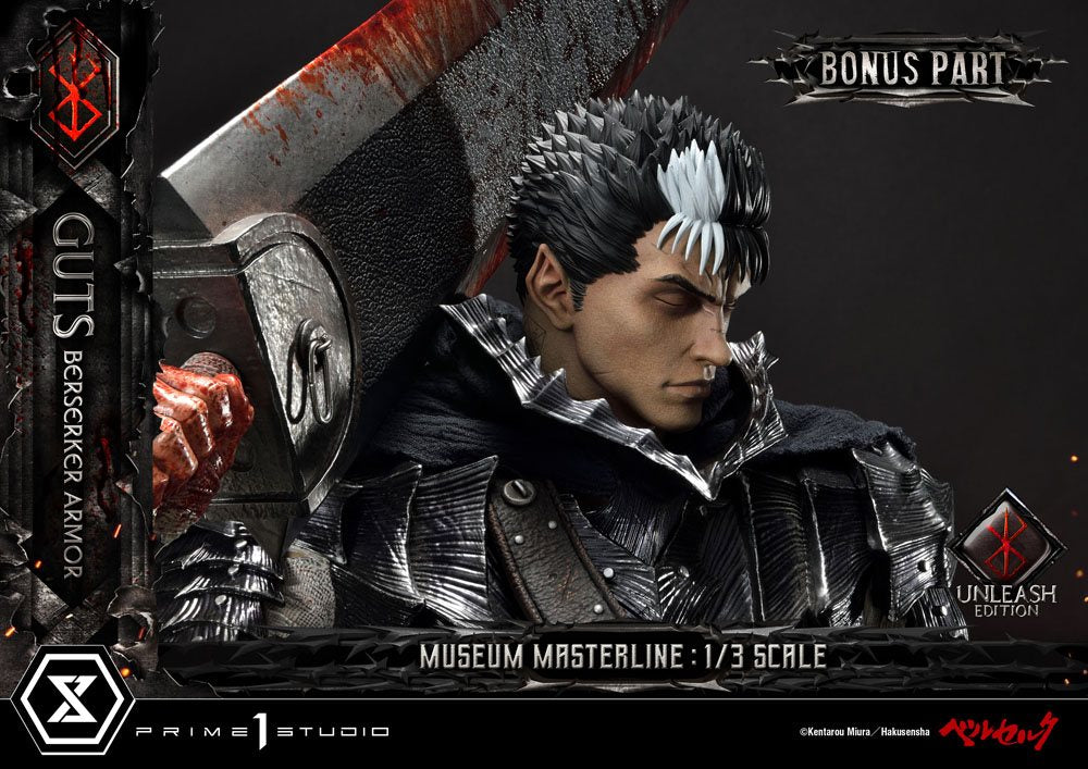 Berserk Museum Masterline Statue 1/3 Guts Berserker Armor Unleash Edition Deluxe Bonus Version 121 cm