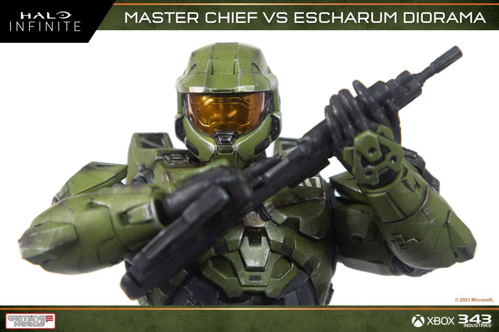 Halo: Infinite Diorama 1/8 Master Chief vs. Escharum 31 cm