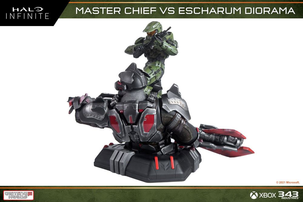Halo: Infinite Diorama 1/8 Master Chief vs. Escharum 31 cm