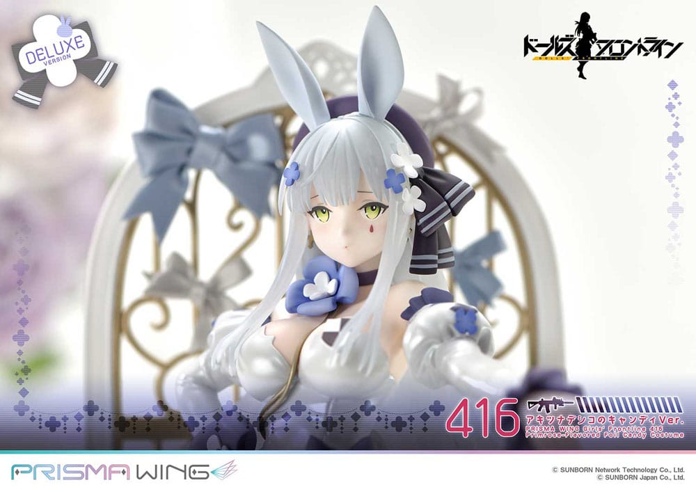 Girls&#39; Frontline Prisma Wing PVC Statue 1/7 Primrose-Flavored Foil Candy Costume Deluxe Version 25 cm