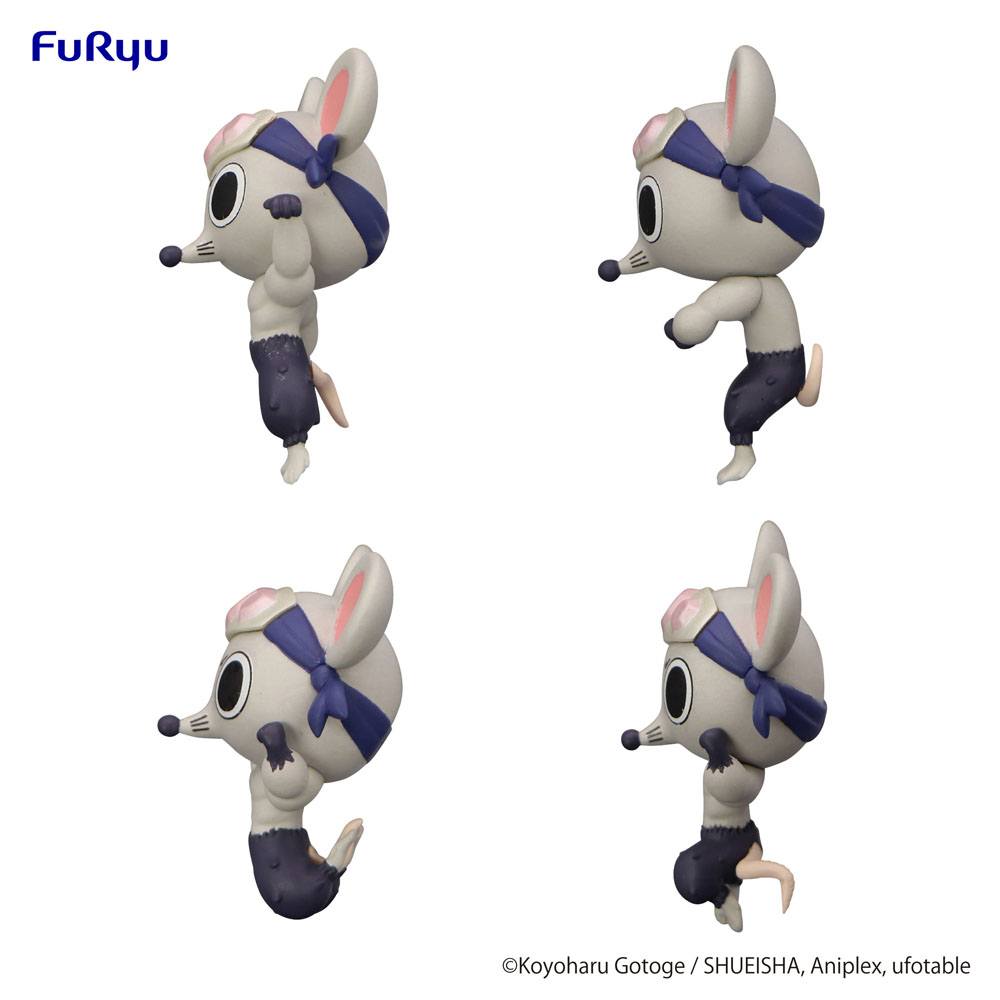 Demon Slayer: Kimetsu no Yaiba Chokotto Hikkake PVC Statues Petit Muki Muki Mouse 4 cm