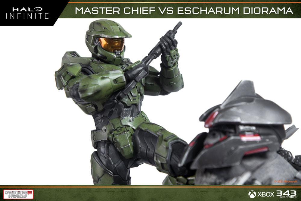 Halo: Infinite Diorama 1/8 Master Chief vs. Escharum 31 cm