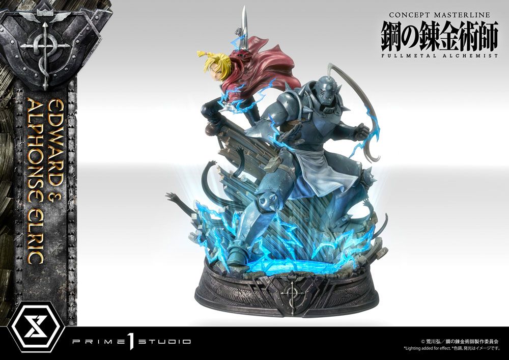 Fullmetal Alchemist Statue 1/6 Edward &amp; Alphonse Elric 56 cm