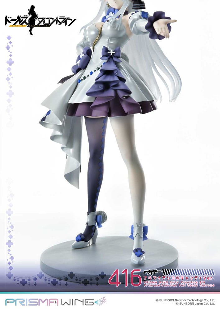 Girls&#39; Frontline Prisma Wing PVC Statue 1/7 Primrose-Flavored Foil Candy Costume 25 cm