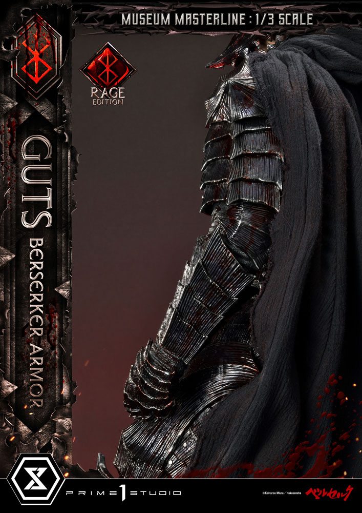 Berserk Museum Masterline Statue 1/3 Guts Berserker Armor Rage Edition 121 cm
