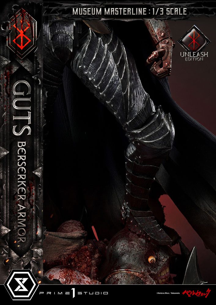 Berserk Museum Masterline Statue 1/3 Guts Berserker Armor Unleash Edition 121 cm