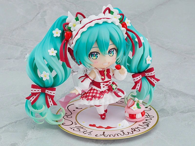 Character Vocal Series 01 Nendoroid Action Figure Hatsune Miku 15th Anniversary Ver. Exclusive 10 cm