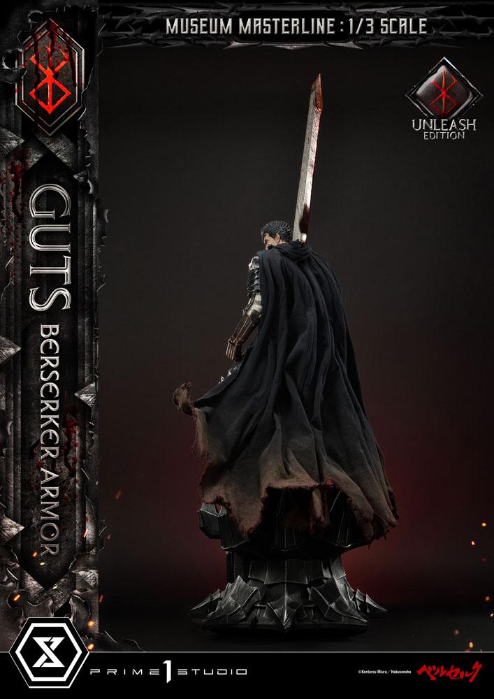 Berserk Museum Masterline Statue 1/3 Guts Berserker Armor Unleash Edition 121 cm