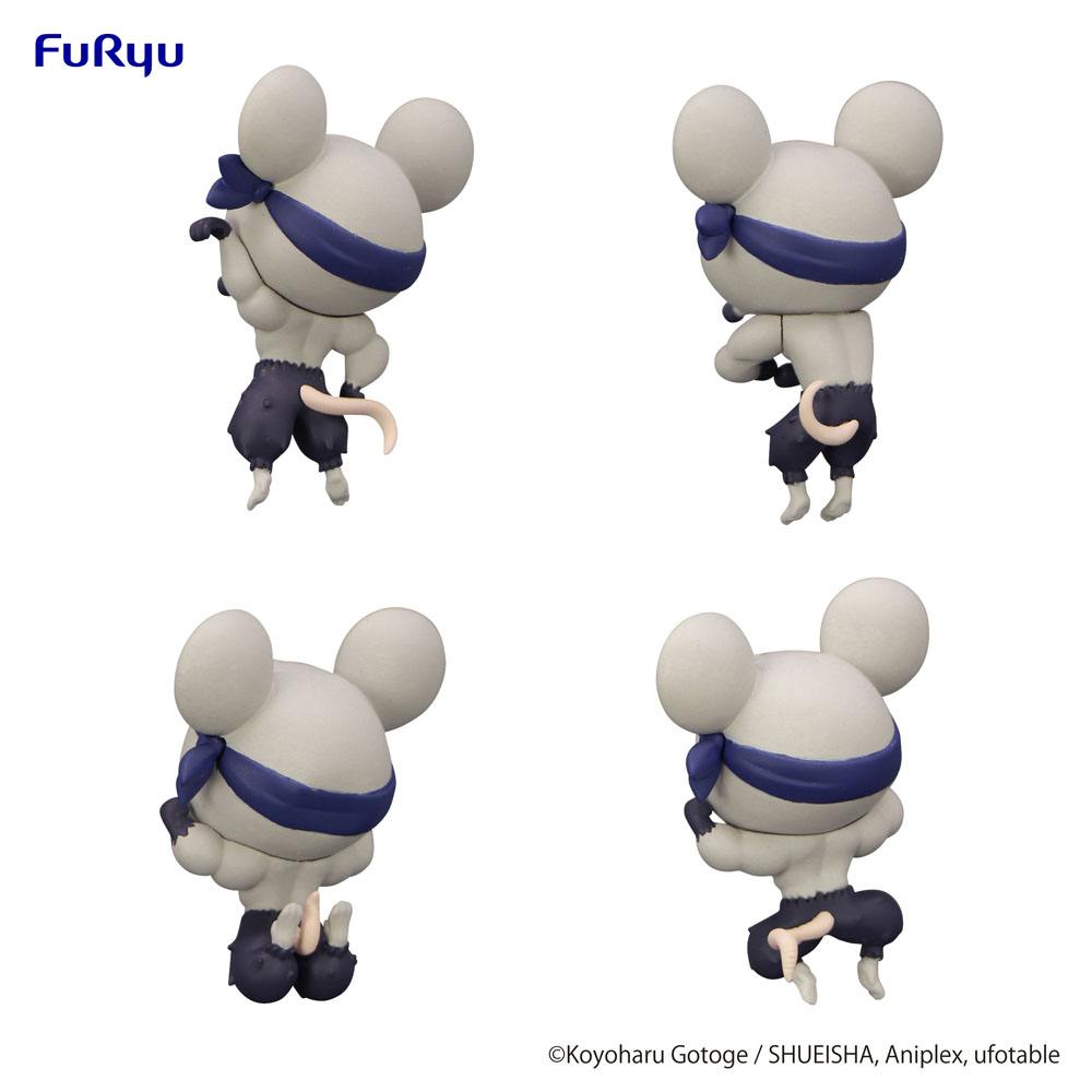 Demon Slayer: Kimetsu no Yaiba Chokotto Hikkake PVC Statues Petit Muki Muki Mouse 4 cm